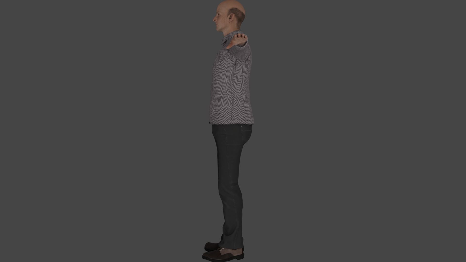 Rigged Male Character 26 3D model_10