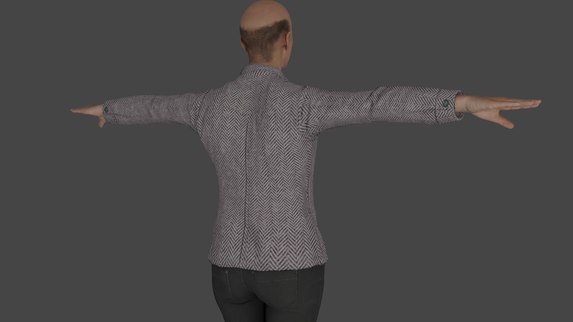 Rigged Male Character 26 3D model_14