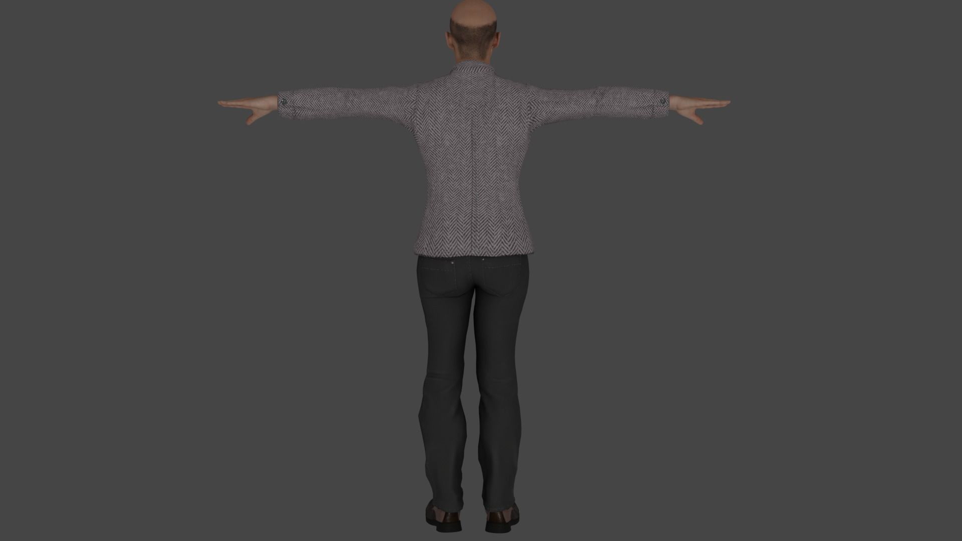 Rigged Male Character 26 3D model_7
