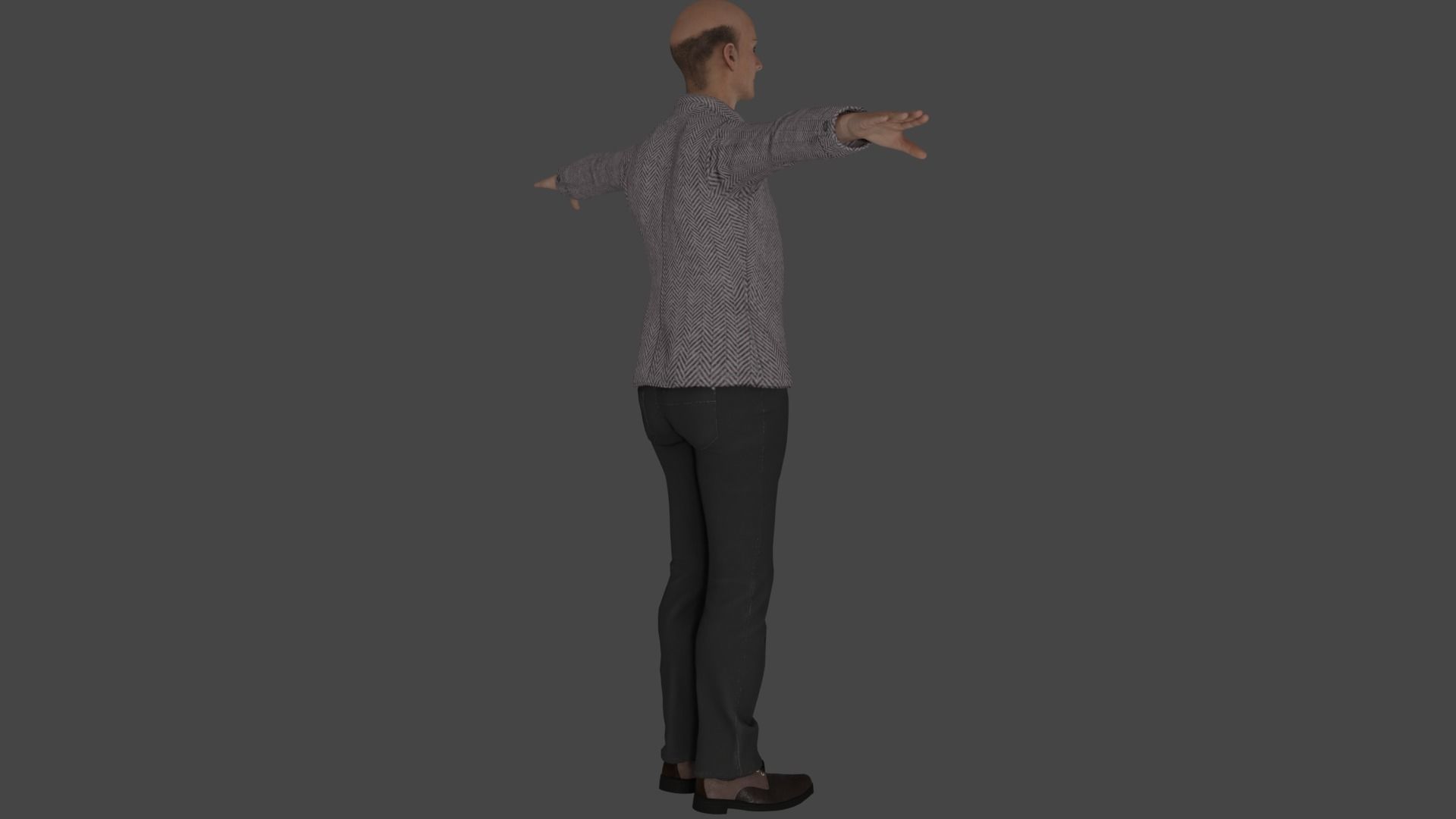 Rigged Male Character 26 3D model_5
