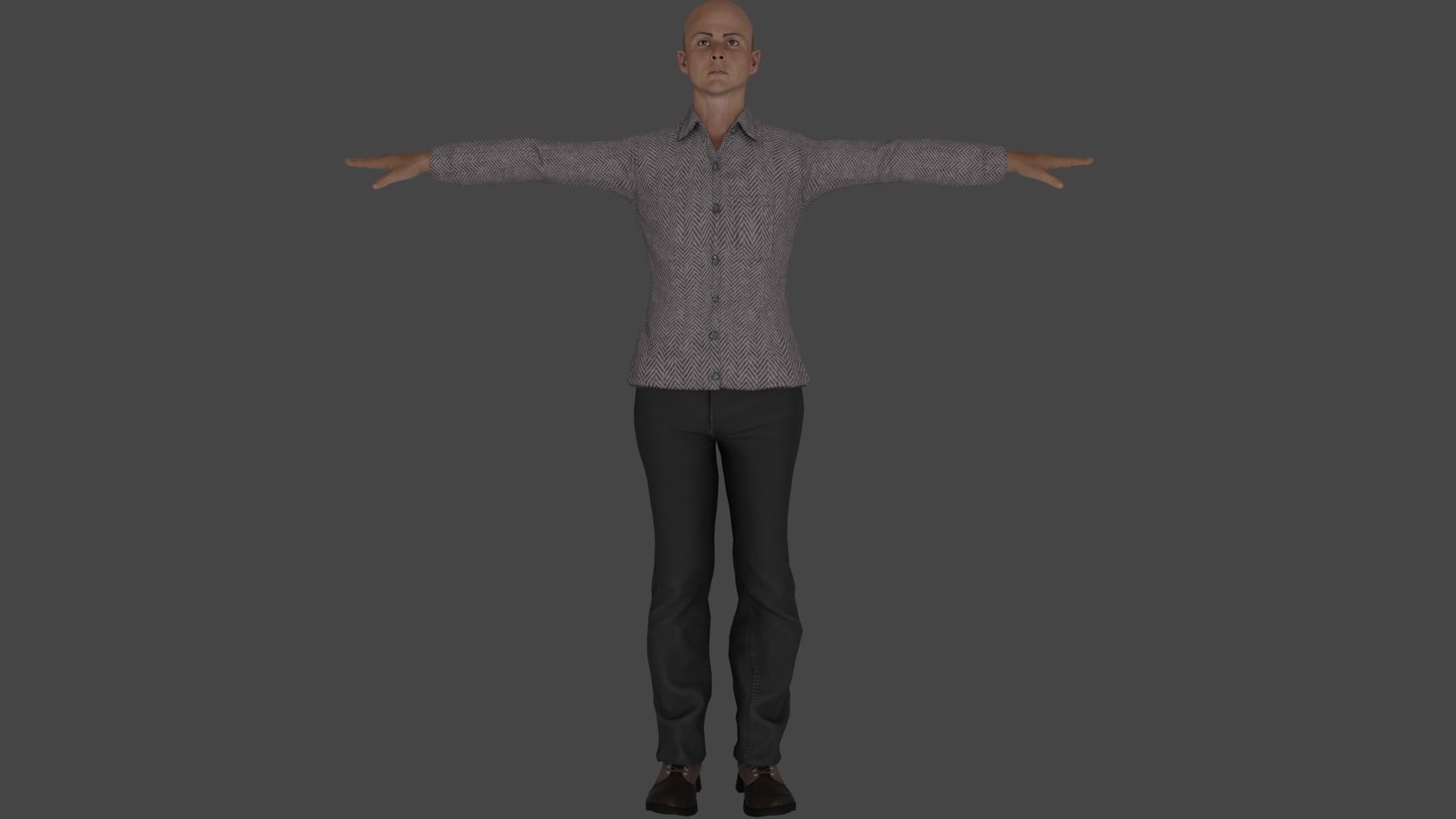 Rigged Male Character 26 3D model_1