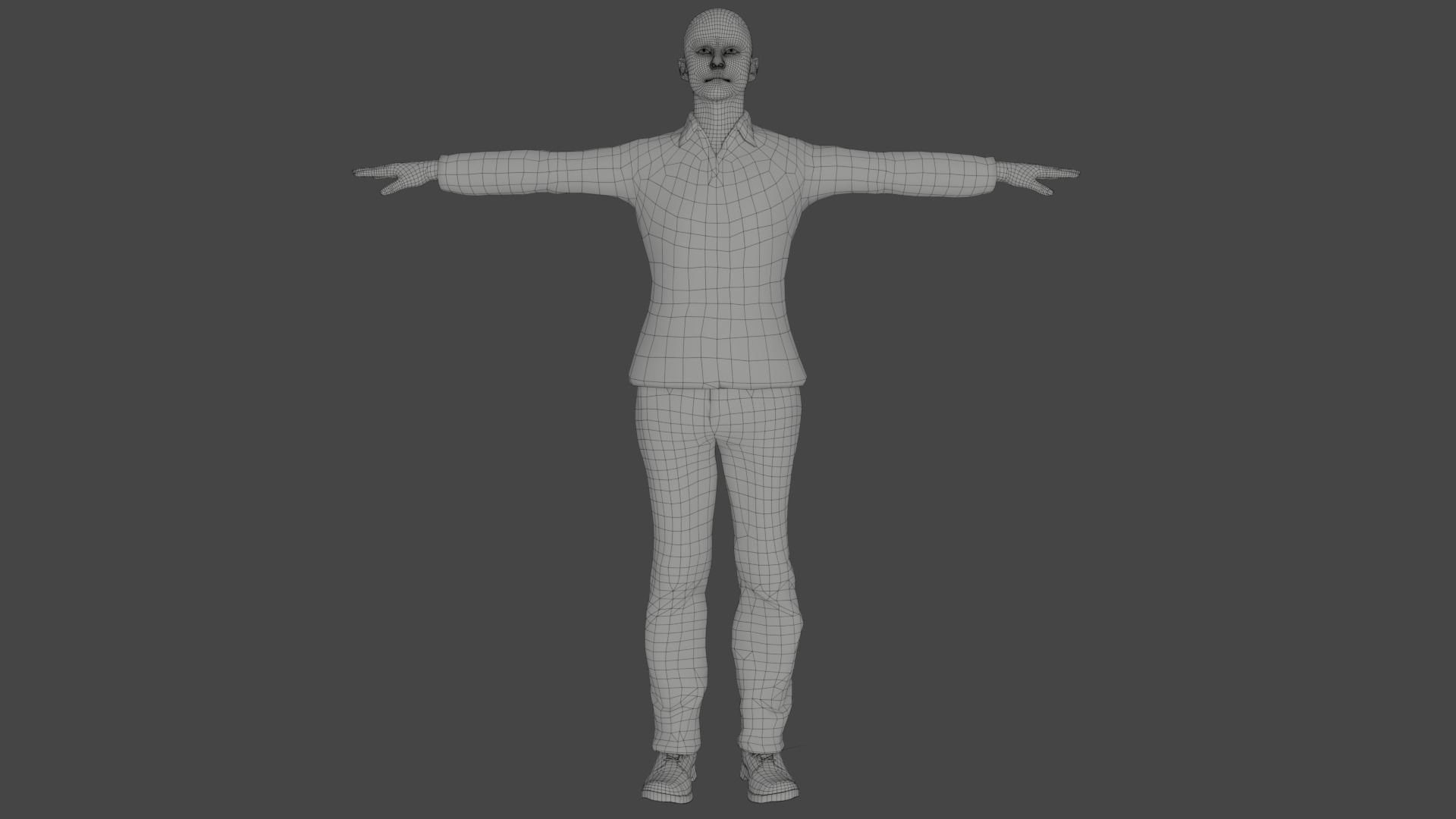 Rigged Male Character 26 3D model_26