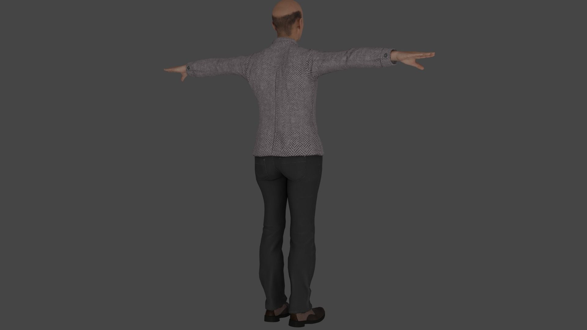 Rigged Male Character 26 3D model_6