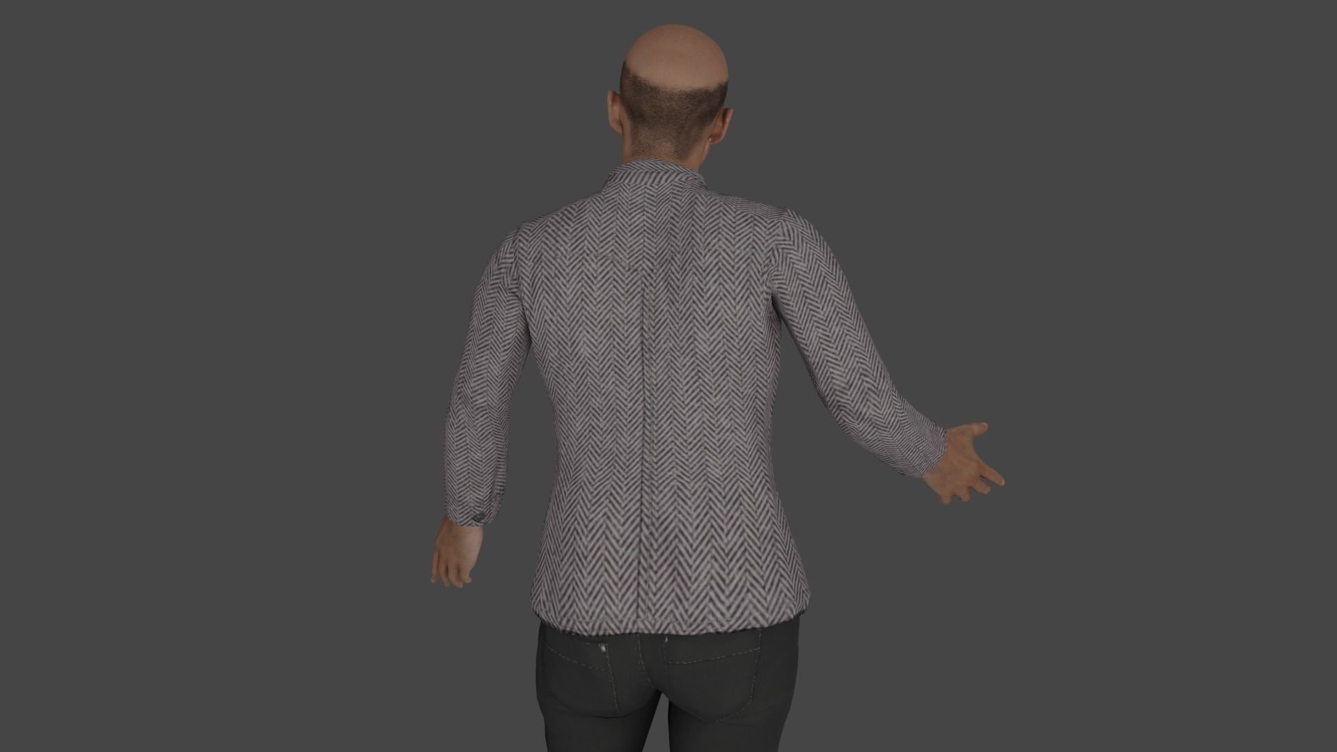 Rigged Male Character 26 3D model_25