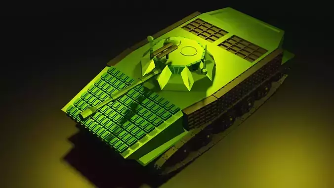 Low Poly Military Vechile