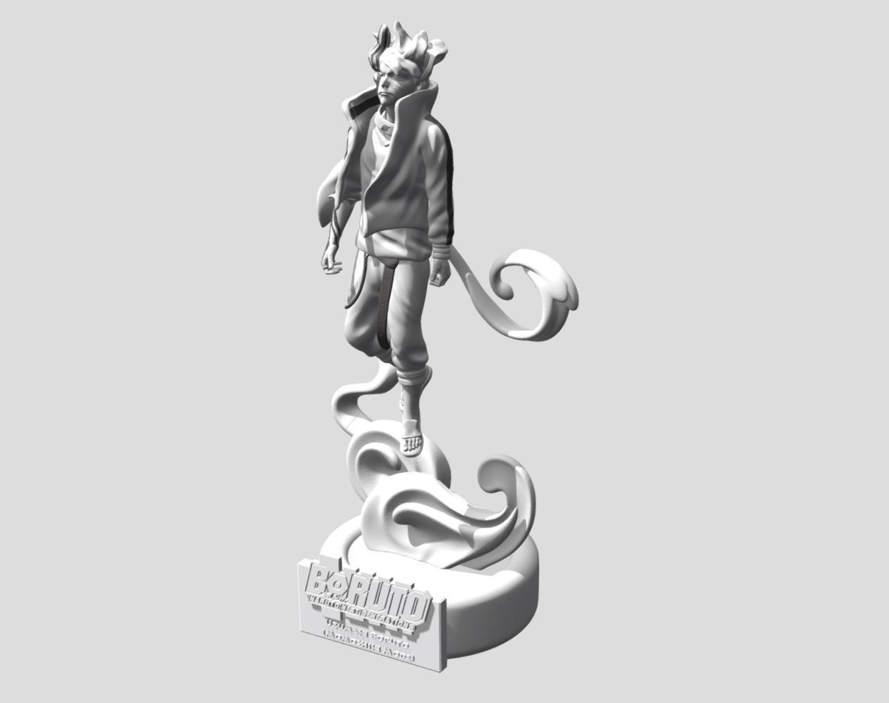 Uzumaki boruto Momoshiki Mode 3d printing 3D print model_8