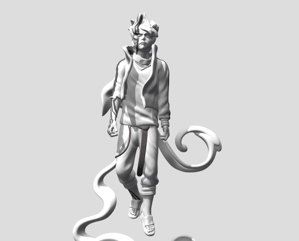 Uzumaki boruto Momoshiki Mode 3d printing 3D print model_1