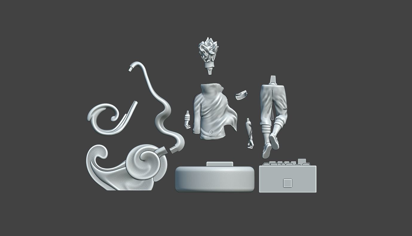 Uzumaki boruto Momoshiki Mode 3d printing 3D print model_19