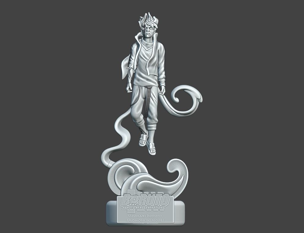 Uzumaki boruto Momoshiki Mode 3d printing 3D print model_3