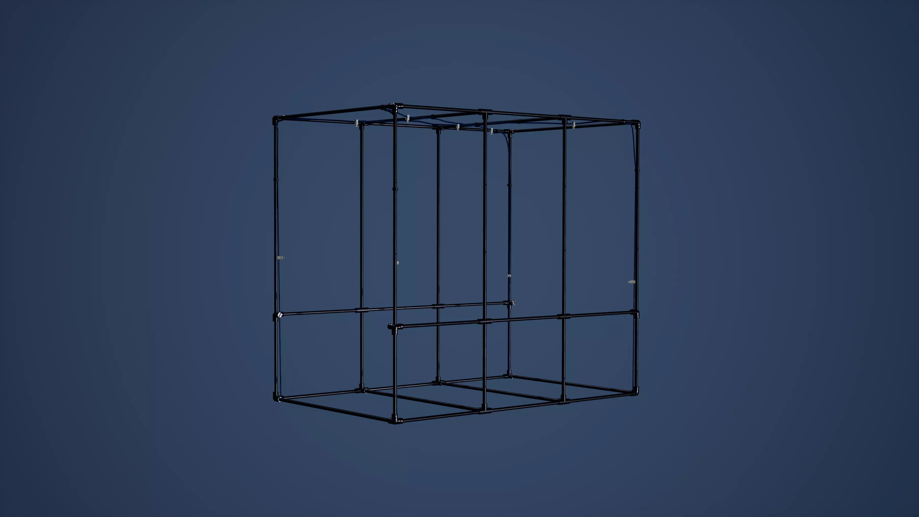 Disinfection Runed Gate Low-poly 3D model_0