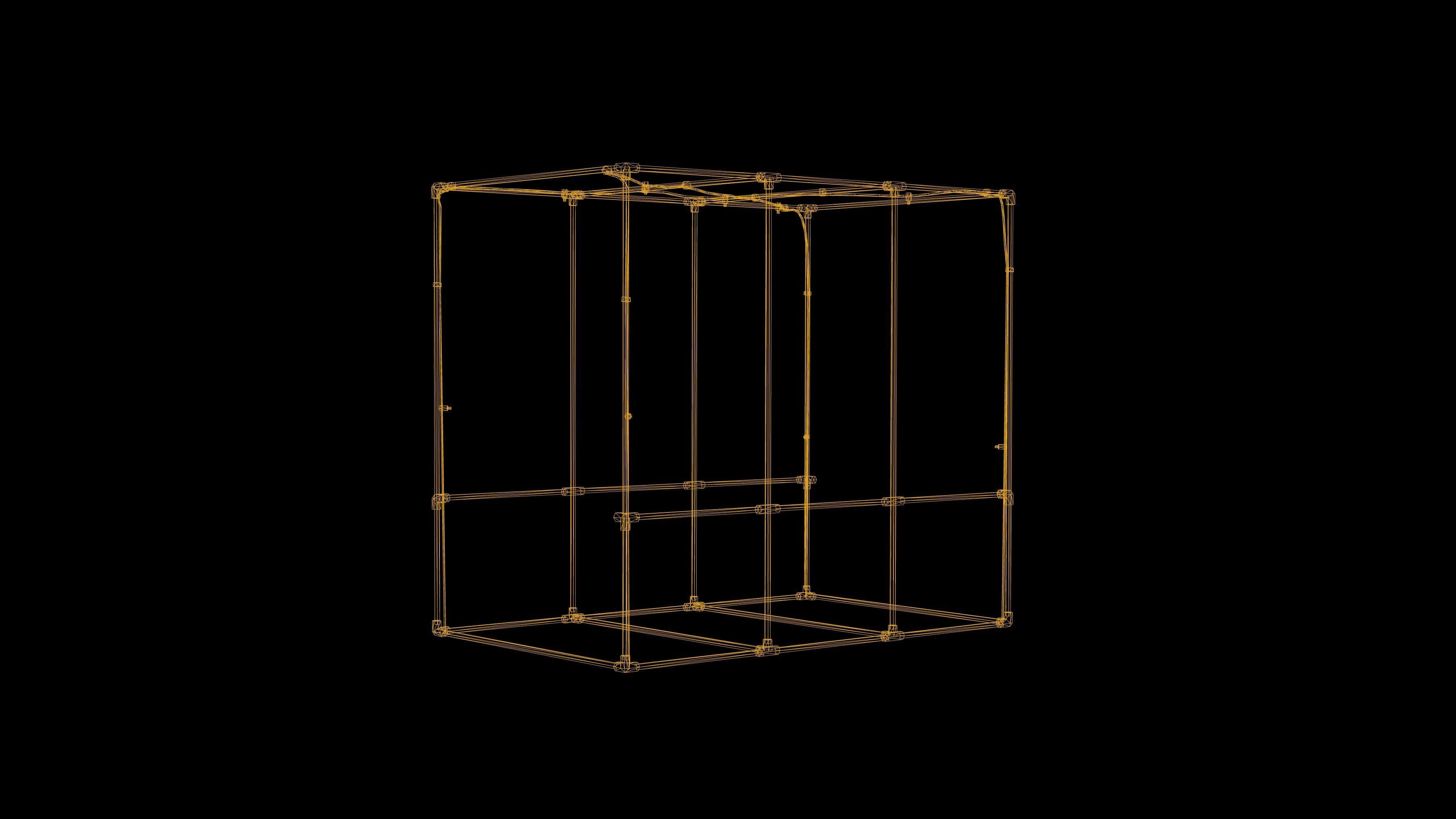 Disinfection Runed Gate Low-poly 3D model_2