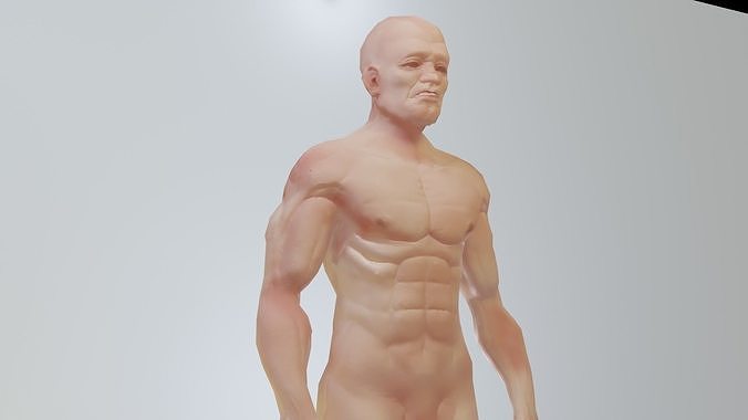 Man Low Plygon Low-poly 3D model