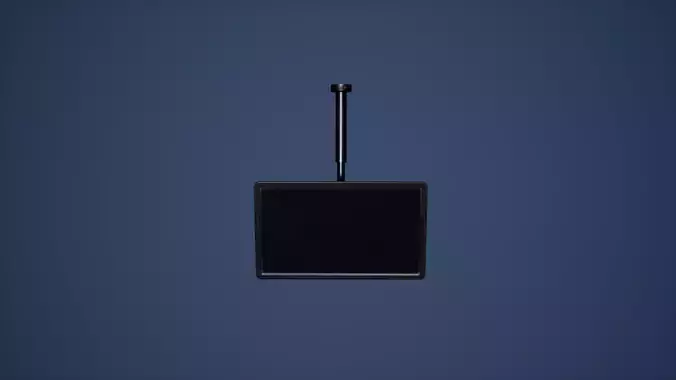 Television TV Game Ready Low-poly 3D model