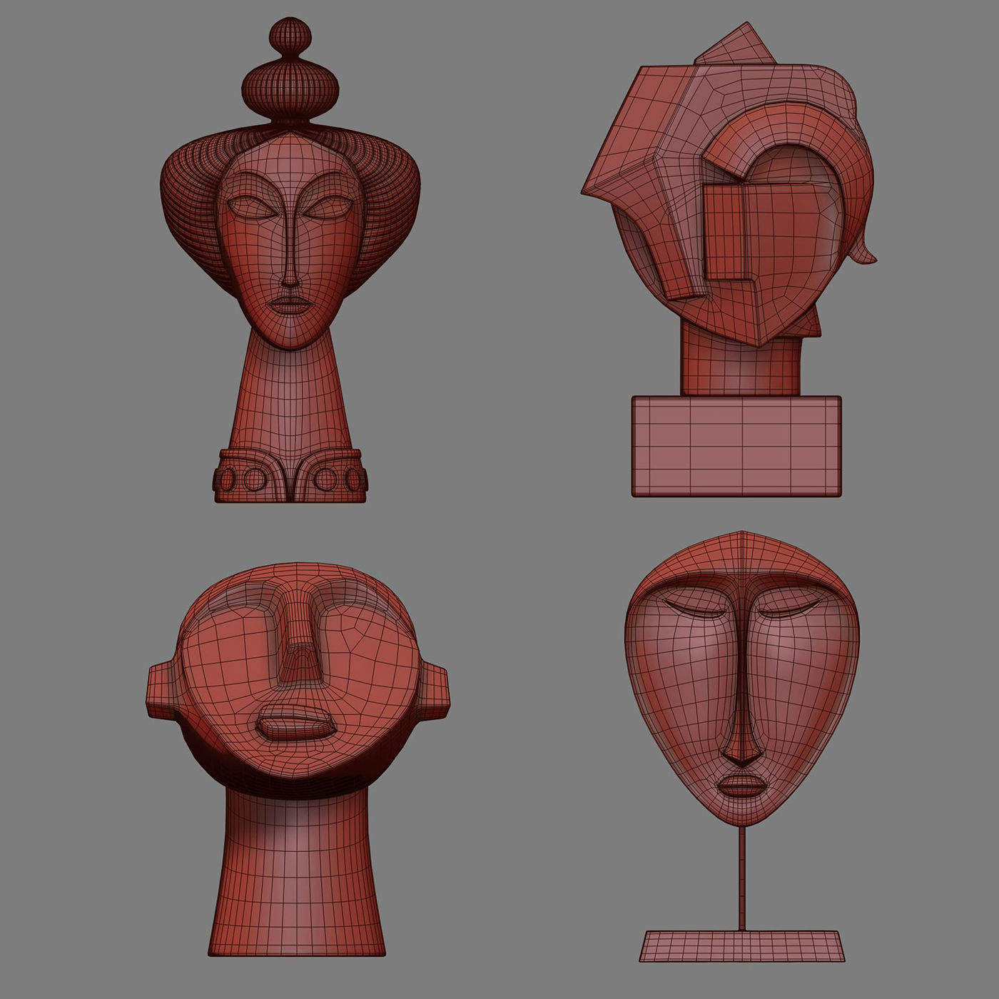 Sculptures 05 3D model_5