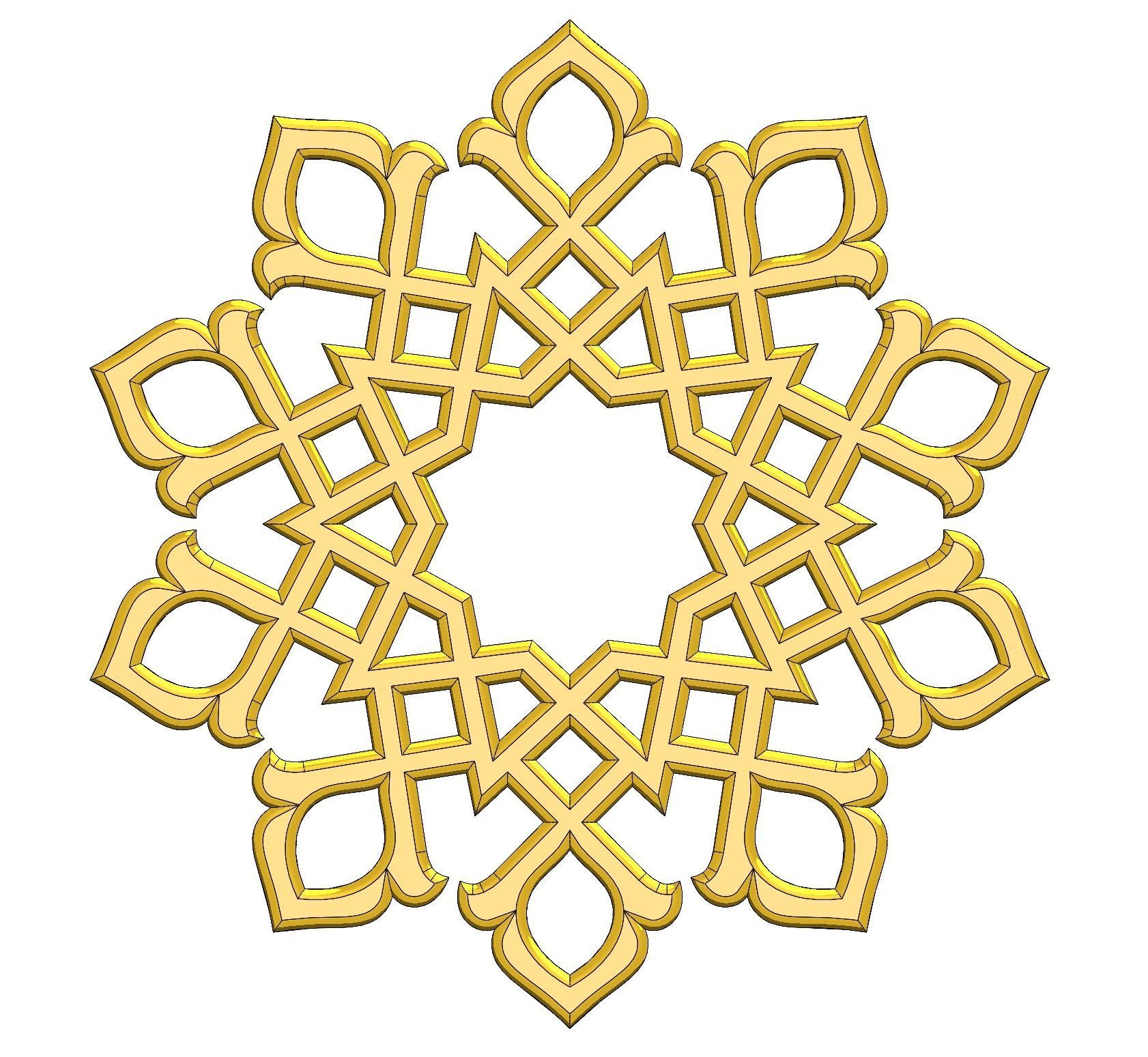 Ornament - Design O5 3D model_4