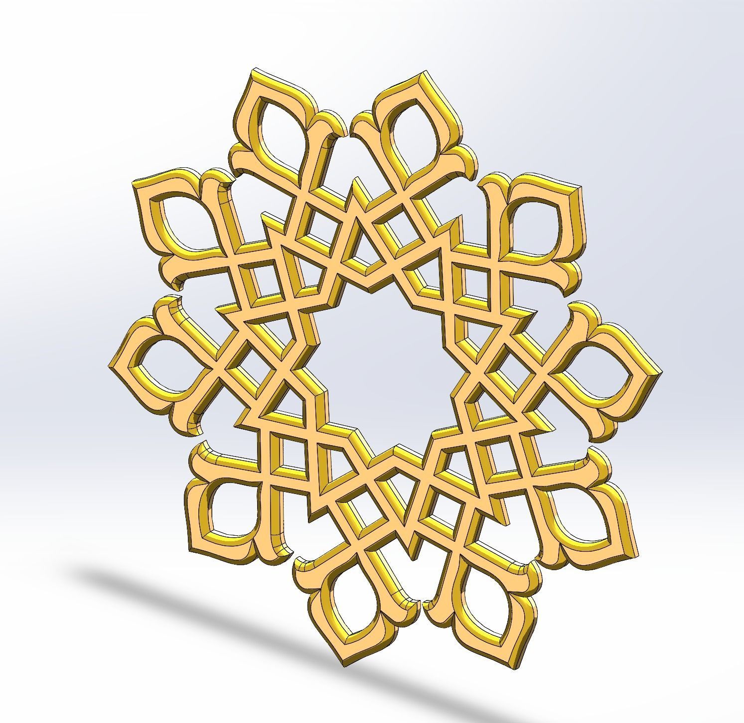 Ornament - Design O5 3D model_7