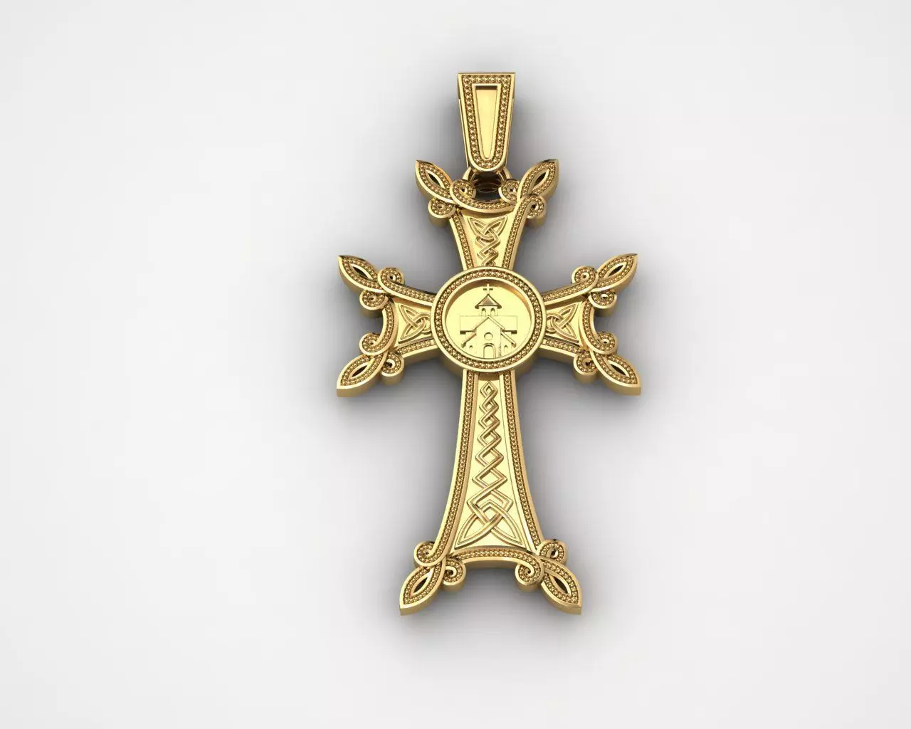 cross  Armenian 3D print model_0