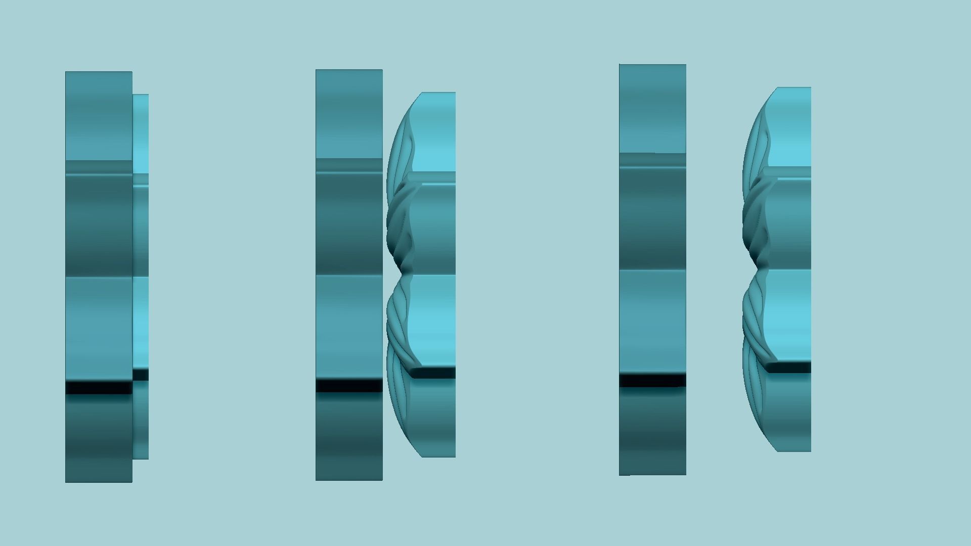 Iris Flower Huge - Molding Arrangement EVA Foam Craft 3D print model_4