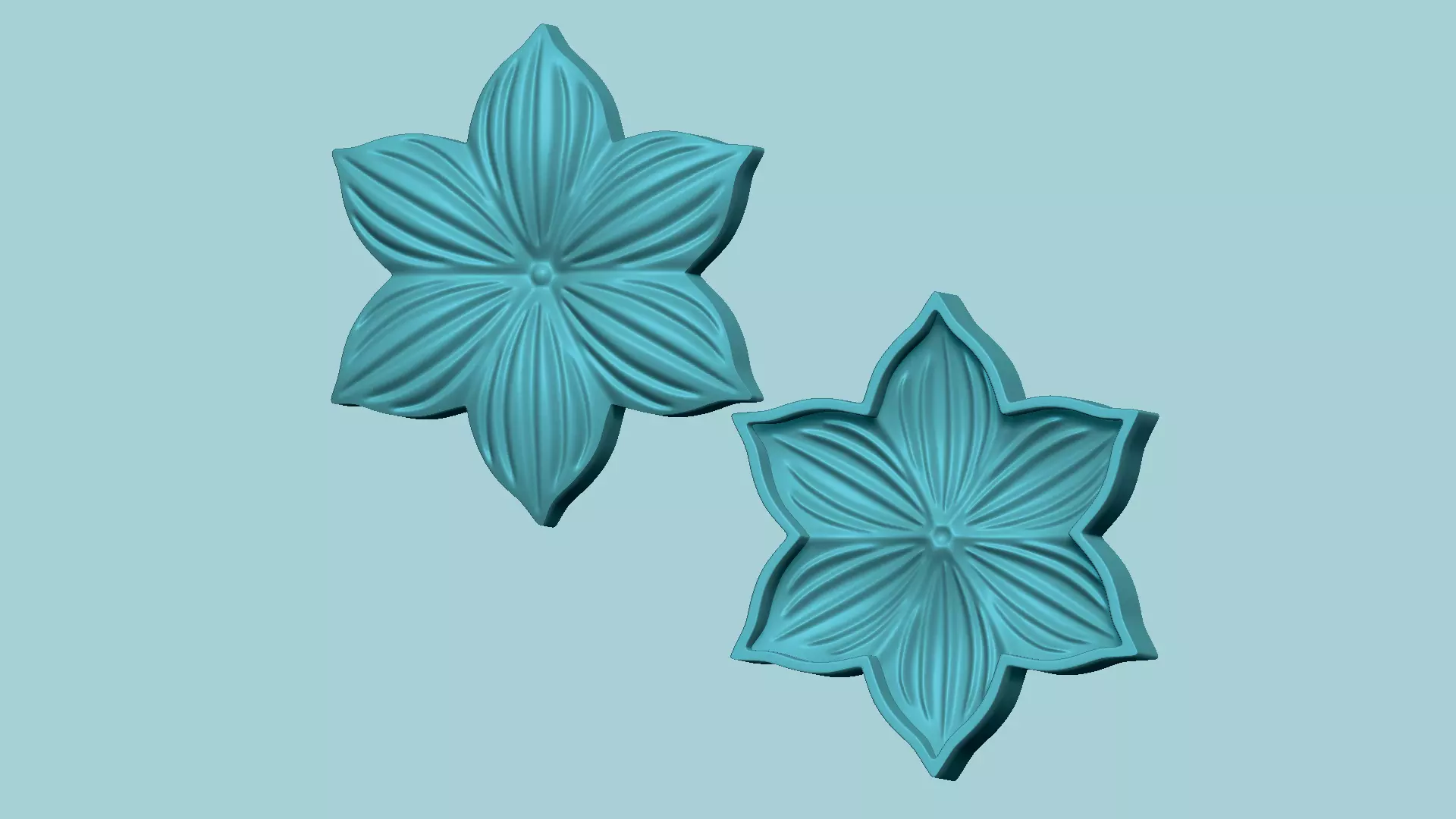 Iris Flower Huge - Molding Arrangement EVA Foam Craft 3D print model_0