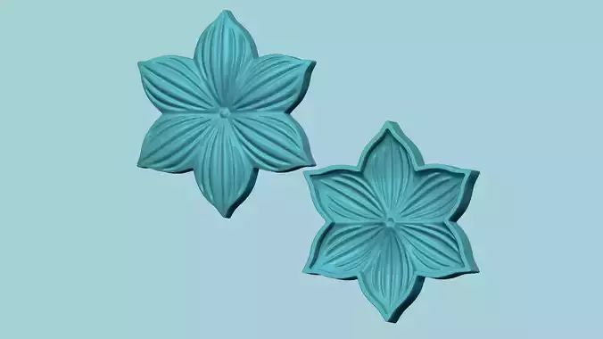 Iris Flower Huge - Molding Arrangement EVA Foam Craft 3D print model