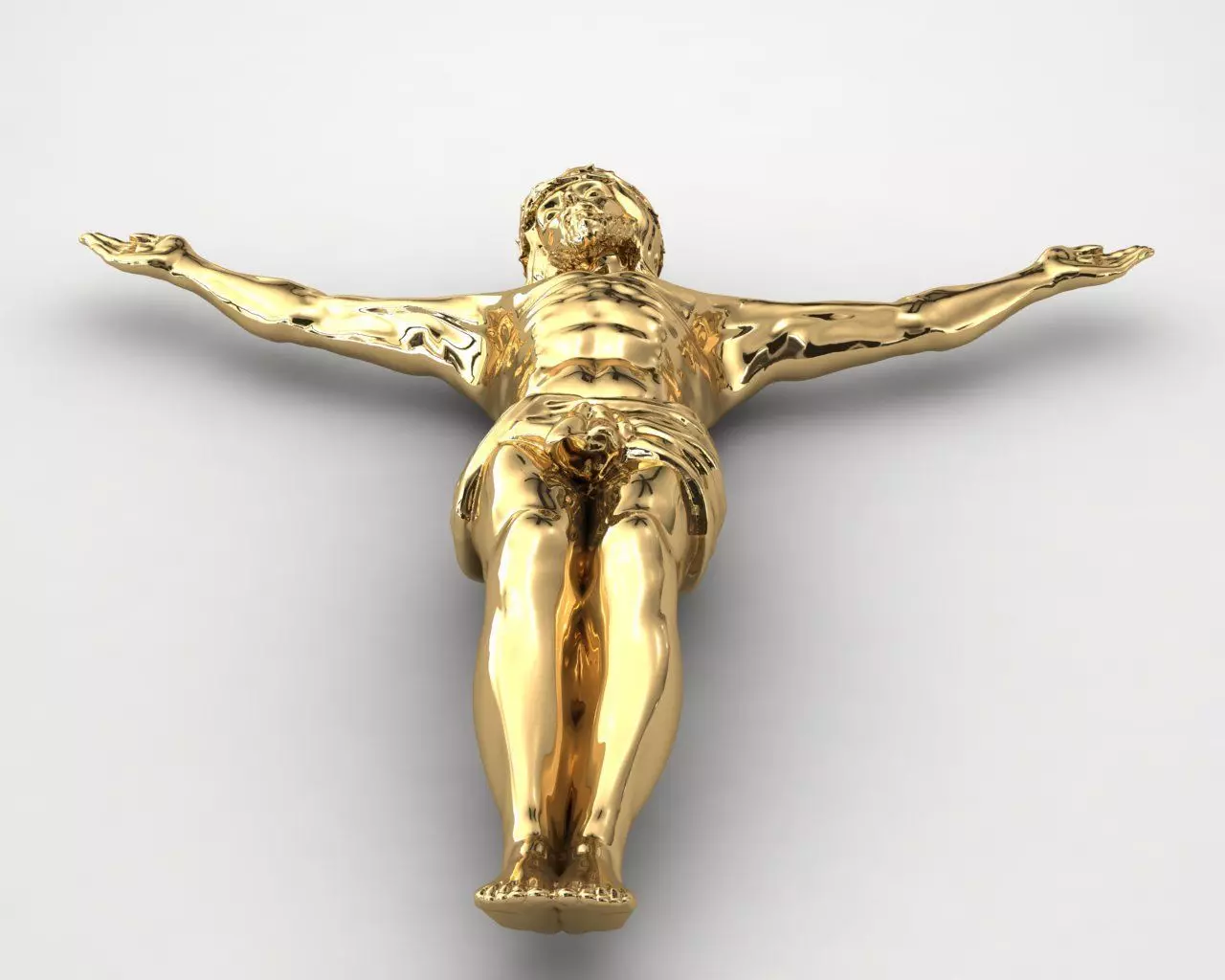 jesus cross 3D print model_0