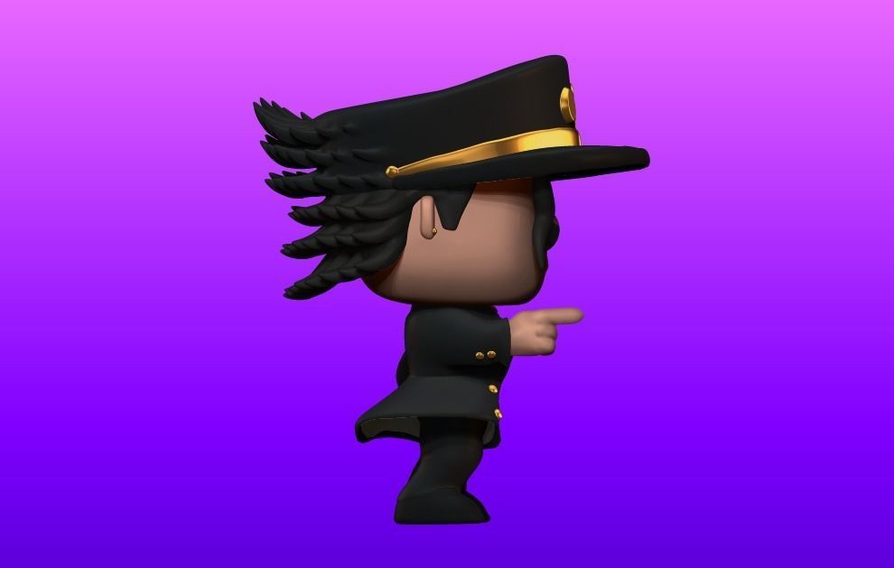 Jotaro V1 Funko Pop 3D print model_3