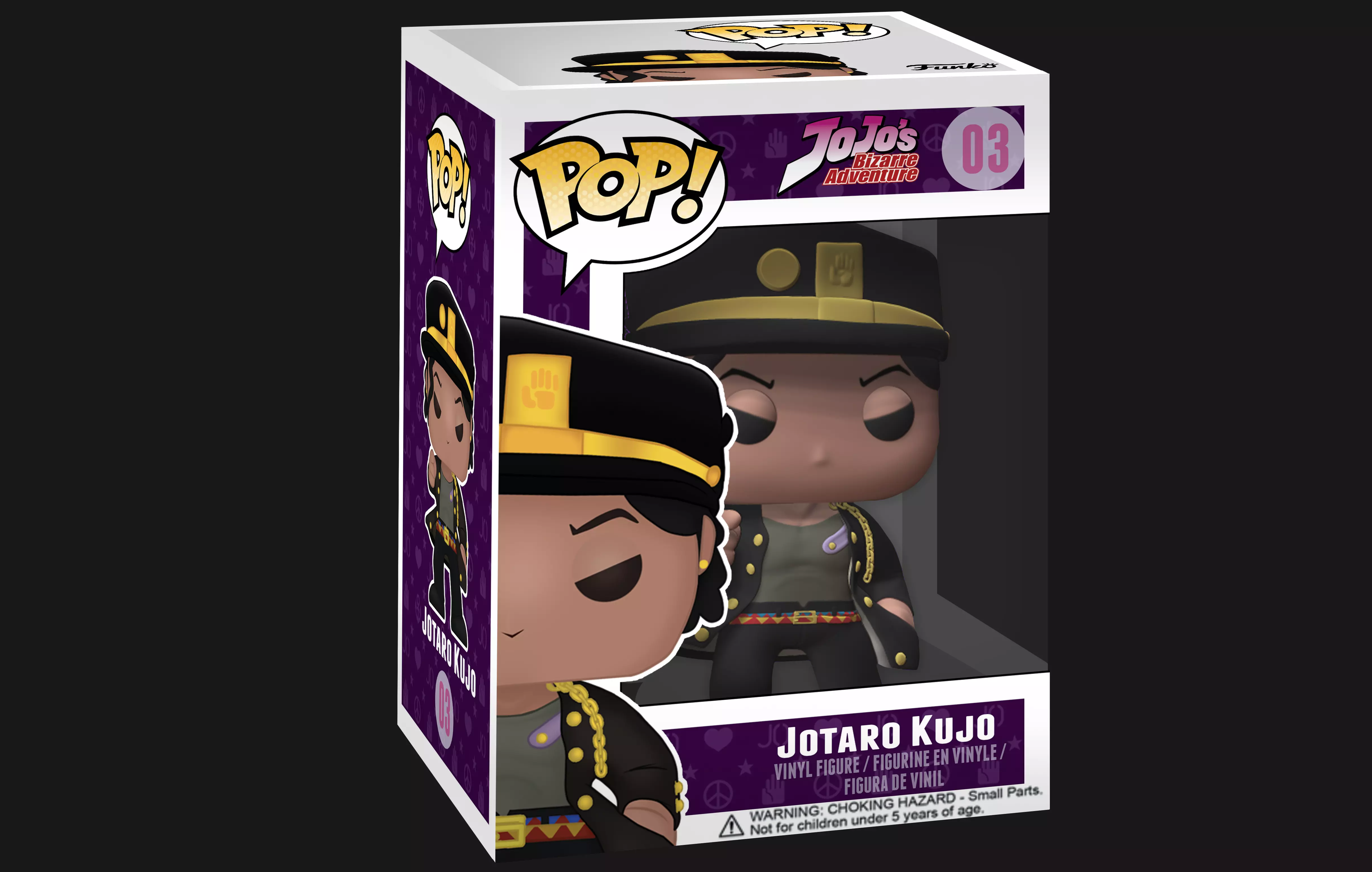Jotaro V1 Funko Pop 3D print model_0