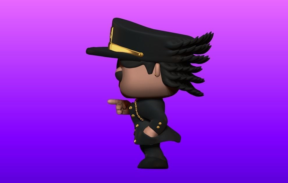 Jotaro V1 Funko Pop 3D print model_5
