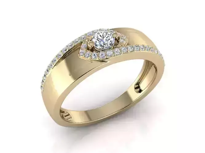 Diamond Jewelry Men Ring 