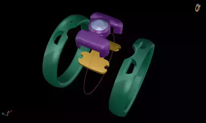 Ermes H Ring 3D print model