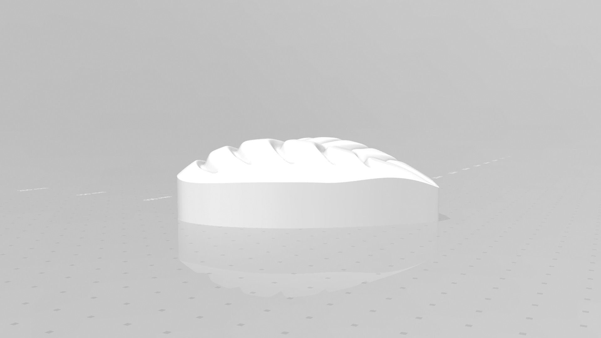 Heart Curved Leaf - Molding Arrangement EVA Foam Craft 3D print model_16