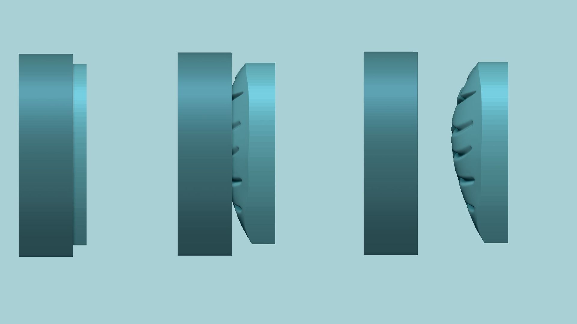 Heart Curved Leaf - Molding Arrangement EVA Foam Craft 3D print model_4