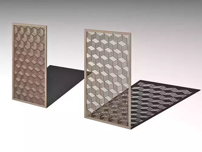 cubic pattern 3D model
