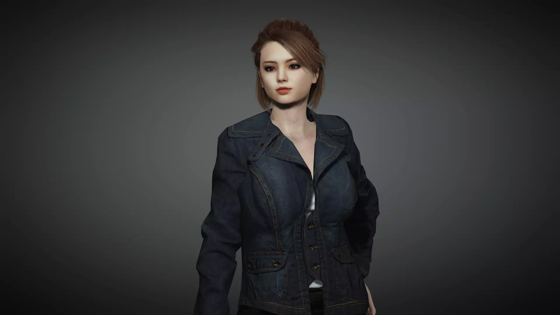 AAA Realistic Female Character 07 Low-poly 3D model_0