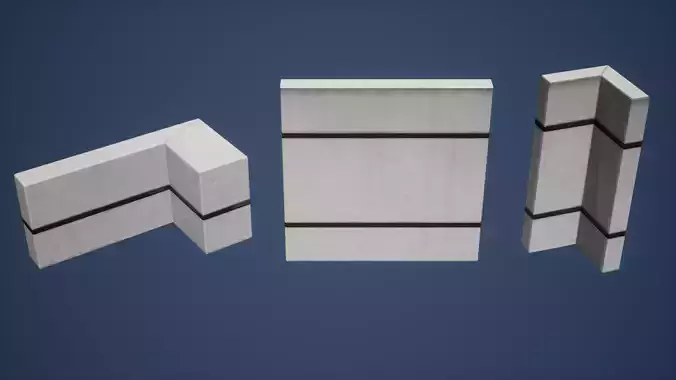 Concrete Pieces Game Ready