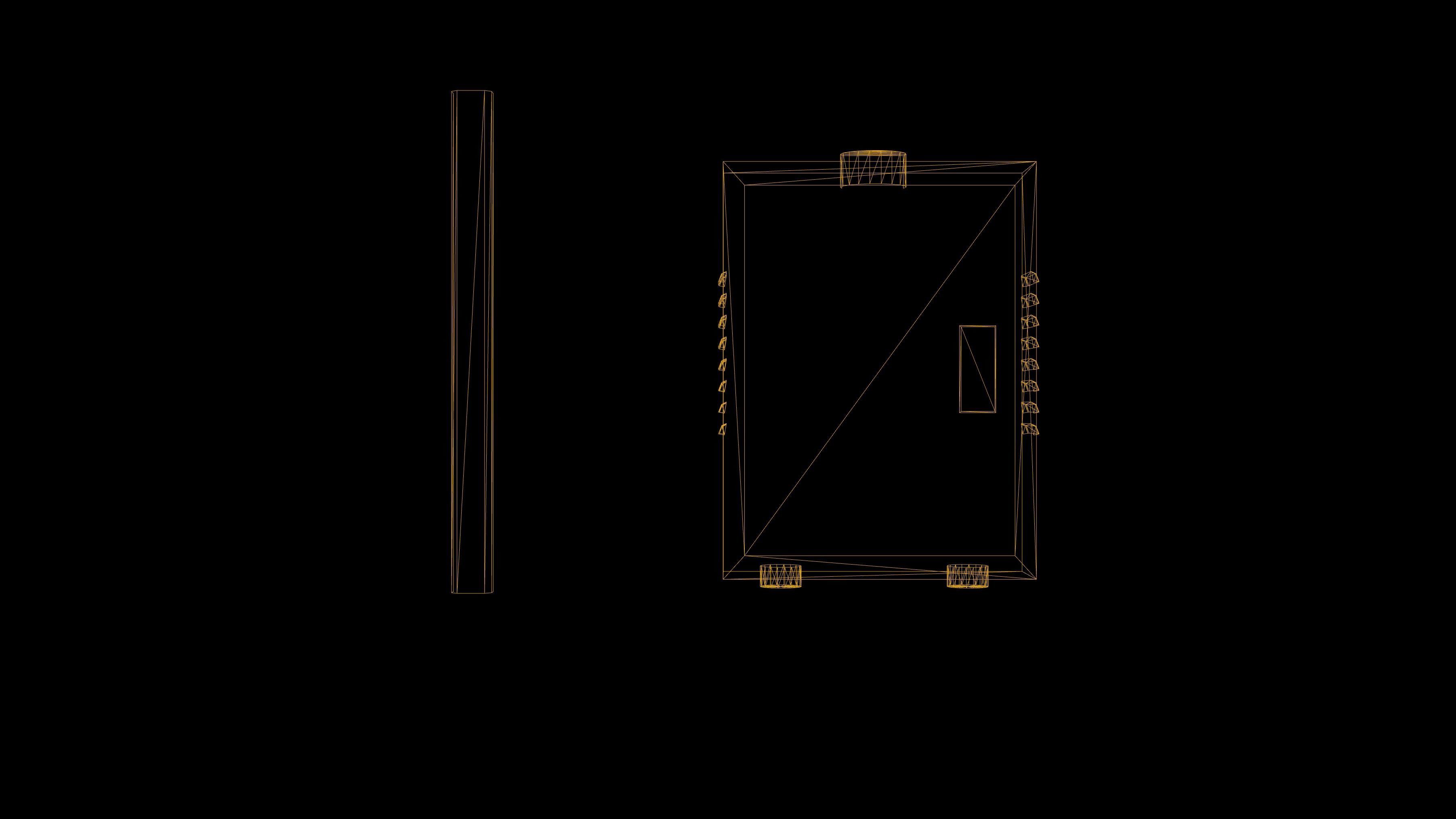 Electric Box Game Ready Low-poly 3D model_1