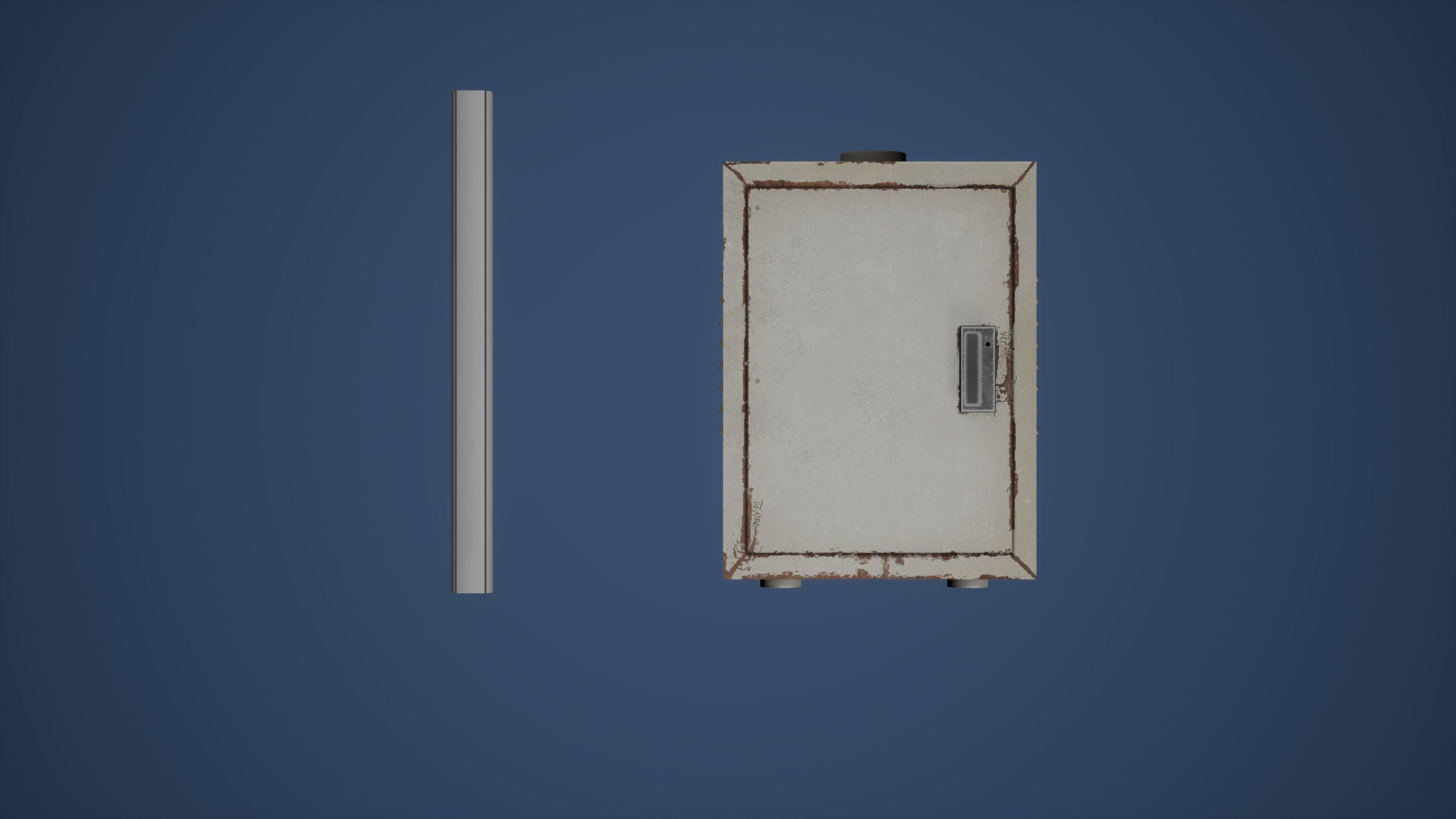 Electric Box Game Ready Low-poly 3D model_2