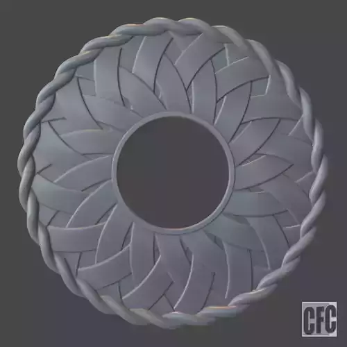 Mirror - picture frame - 3d model for CNC - MirrorFrameCFC08