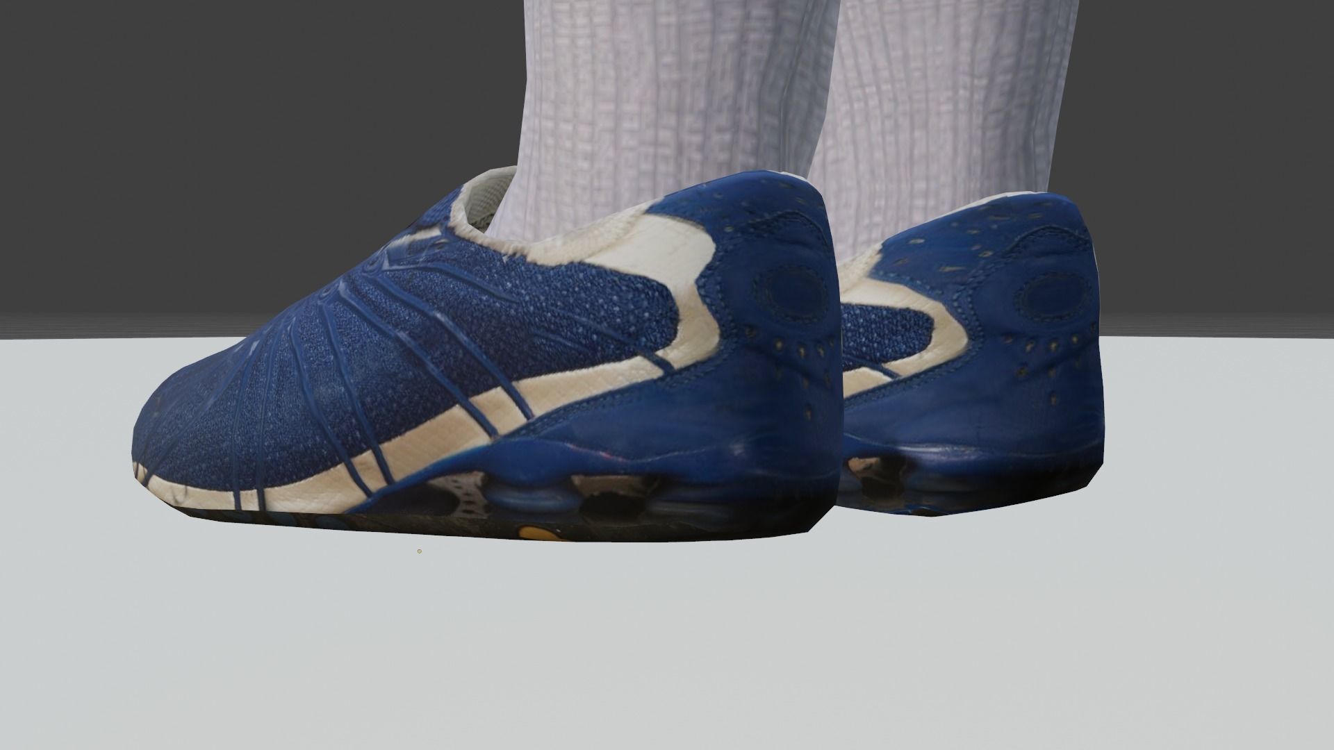 Shoe low poly printed model Low-poly 3D model_6