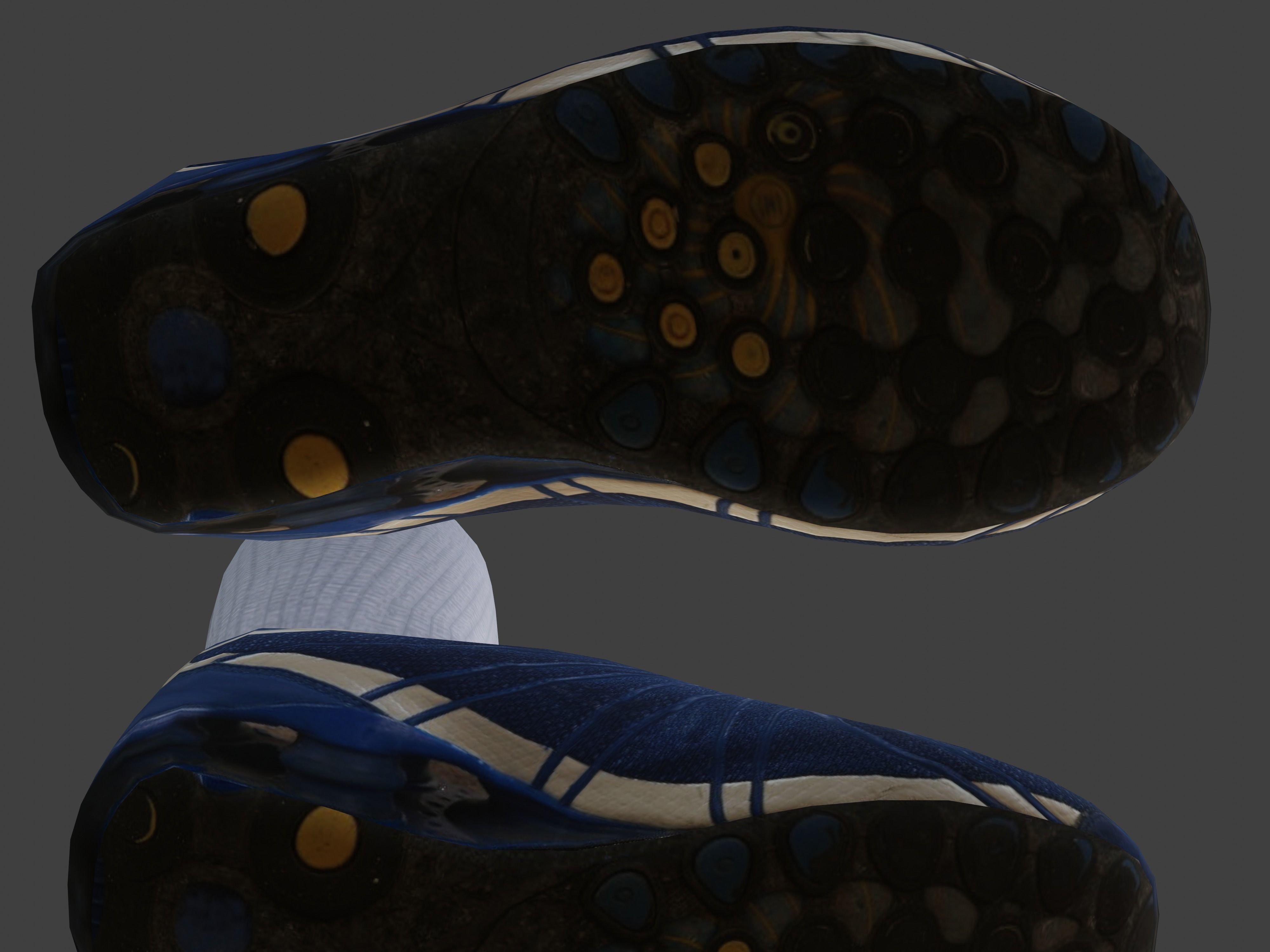 Shoe low poly printed model Low-poly 3D model_7