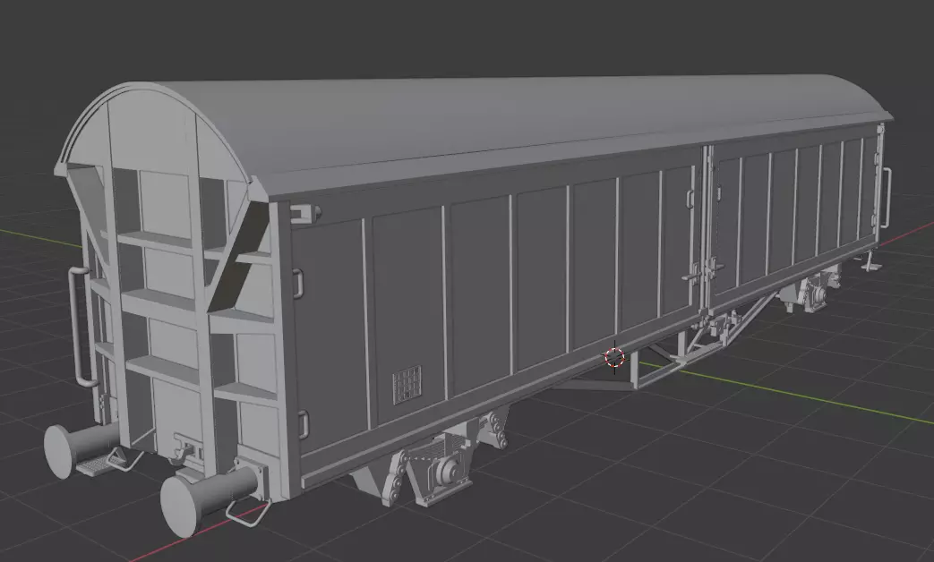 H0 1-87 scale Hbis 294 freight car 3D print model