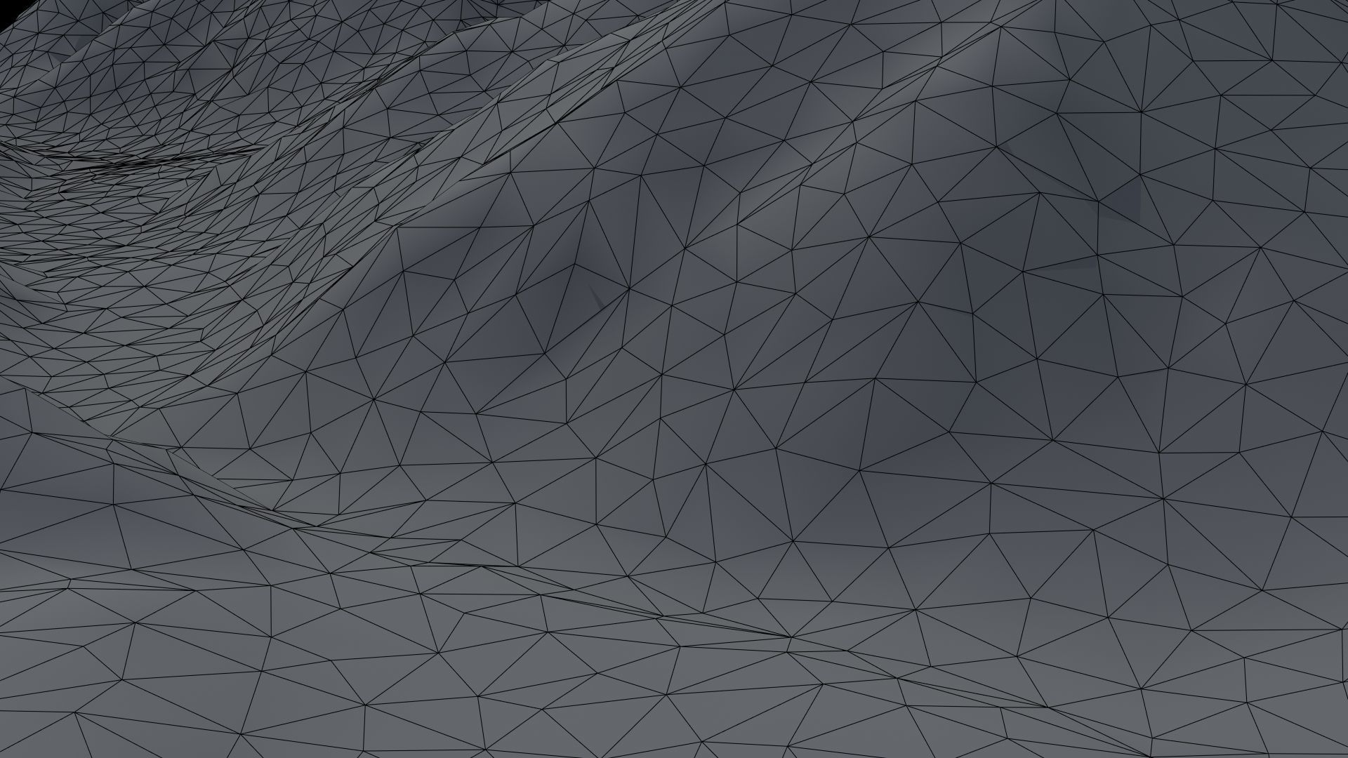 Afghanistan Landscape Low-poly 3D model_33