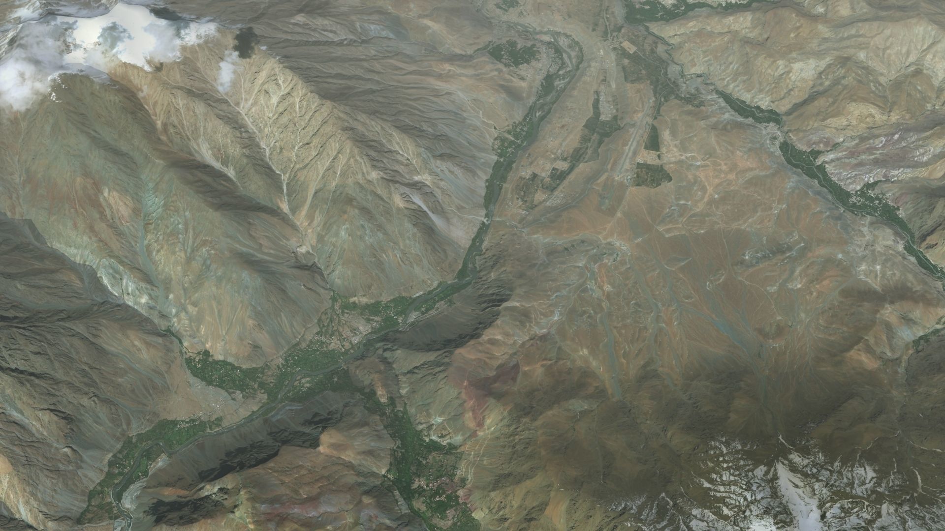 Afghanistan Landscape Low-poly 3D model_21