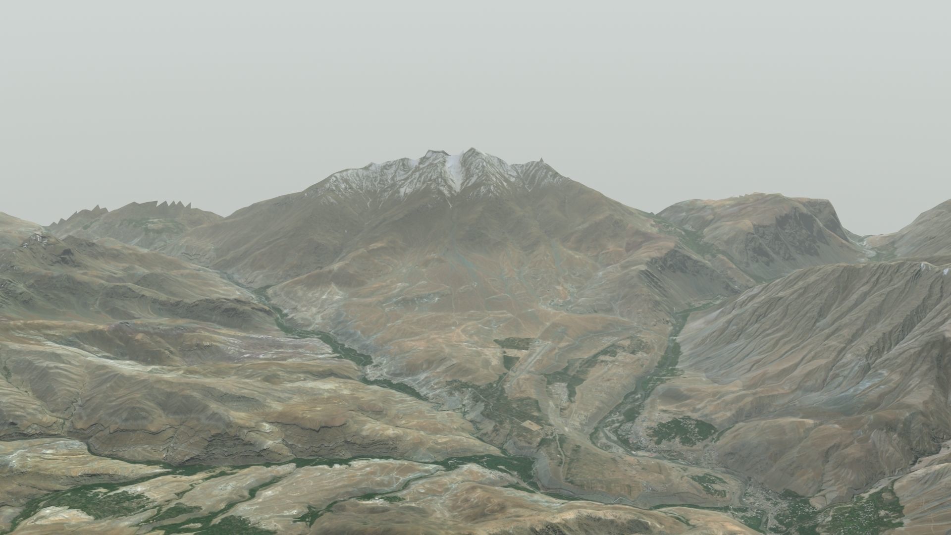 Afghanistan Landscape Low-poly 3D model_22