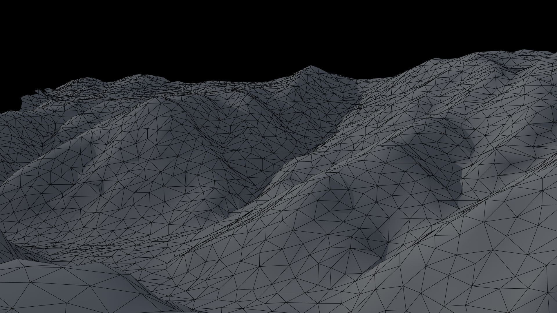 Afghanistan Landscape Low-poly 3D model_52