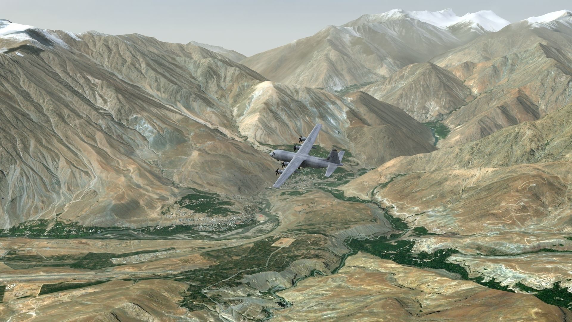Afghanistan Landscape Low-poly 3D model_2