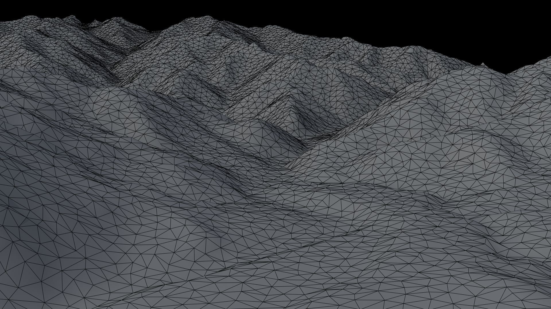 Afghanistan Landscape Low-poly 3D model_27