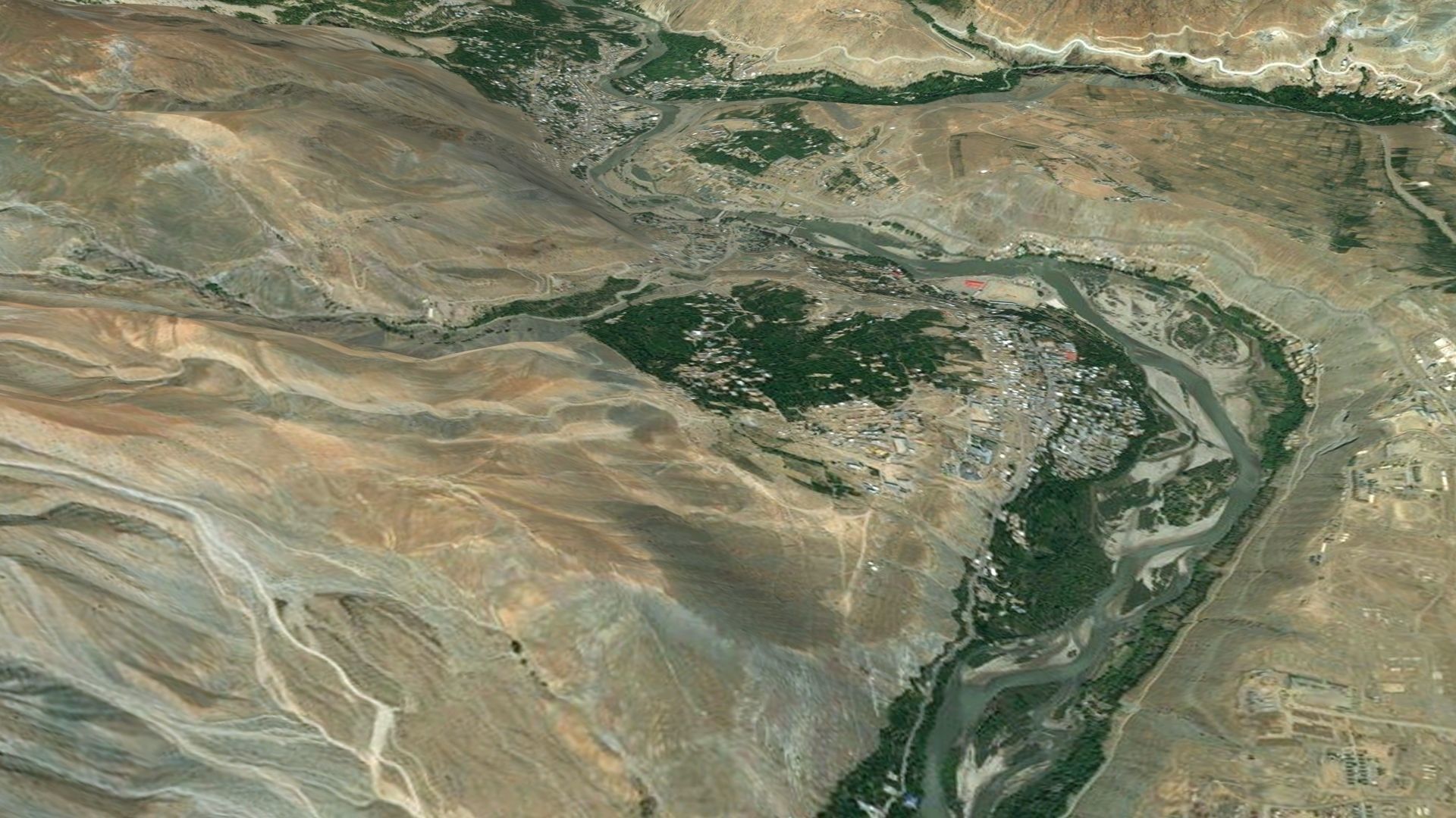 Afghanistan Landscape Low-poly 3D model_12