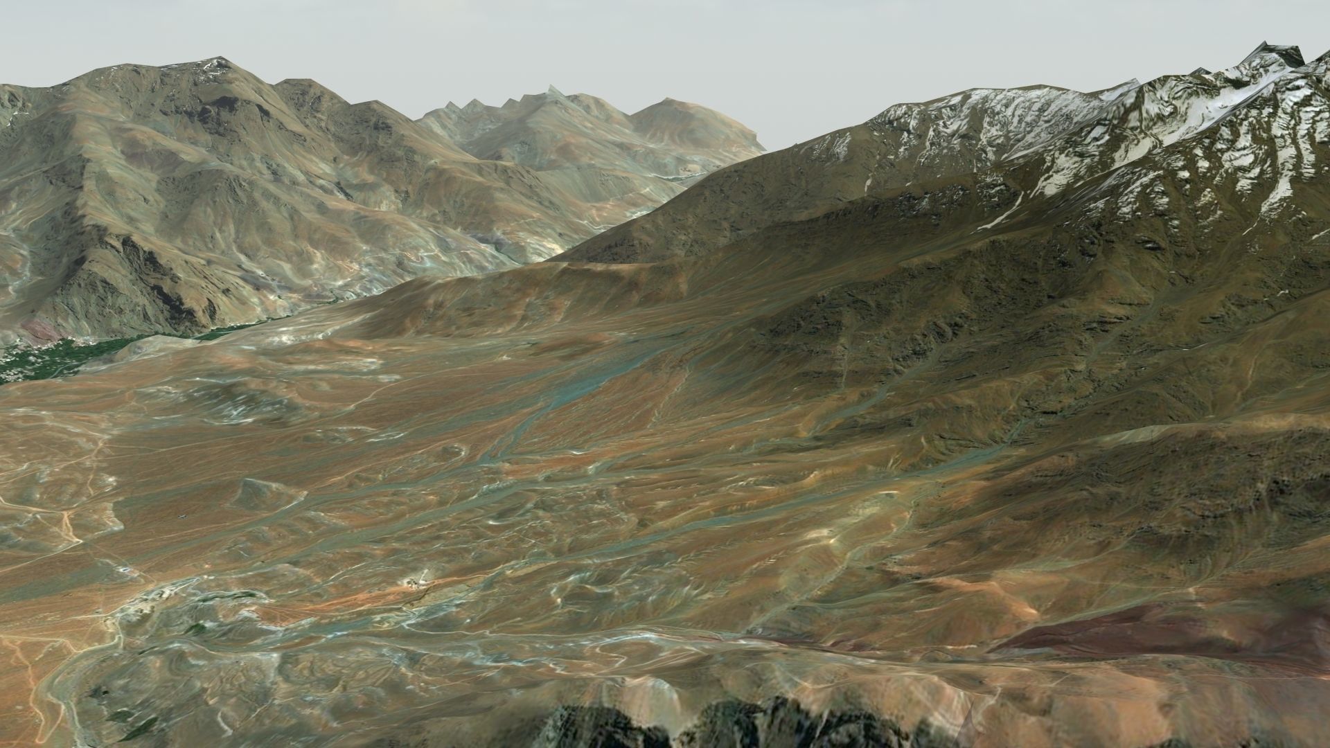 Afghanistan Landscape Low-poly 3D model_18