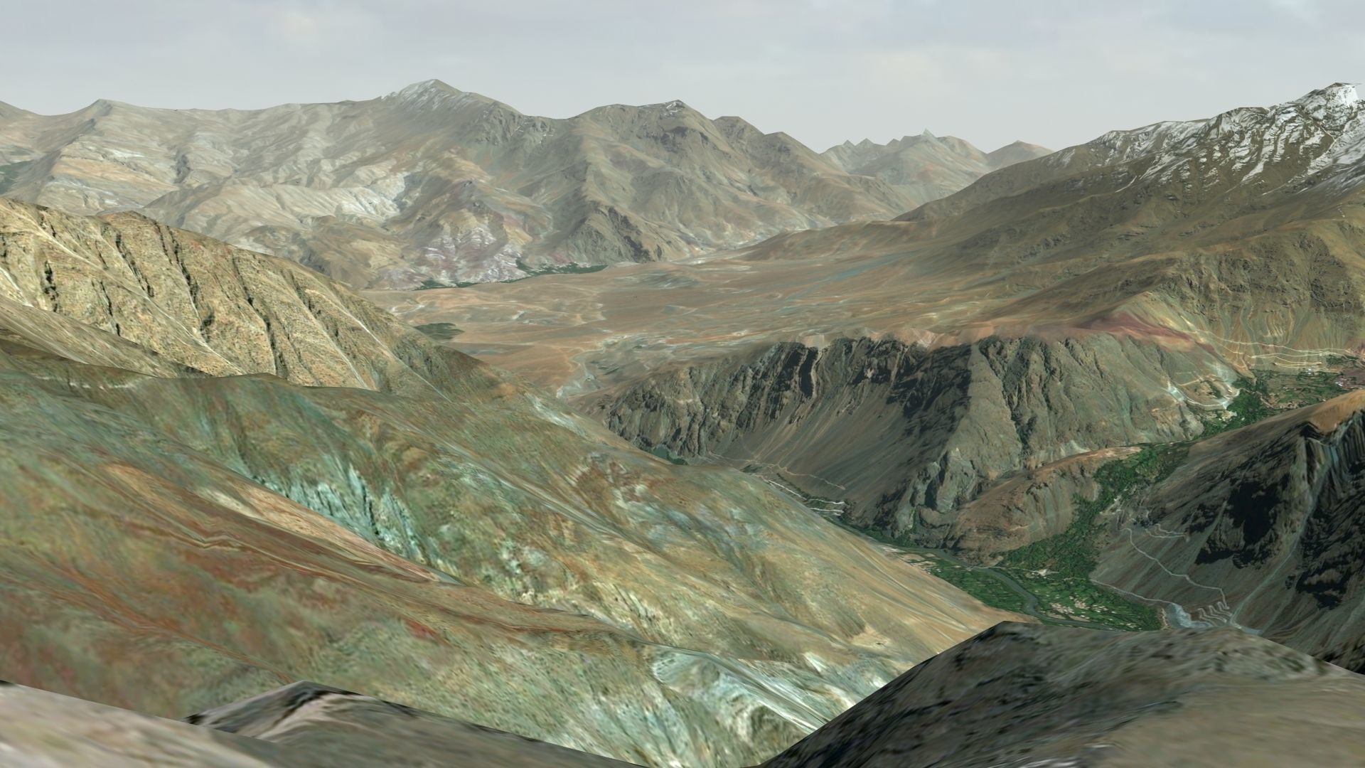 Afghanistan Landscape Low-poly 3D model_19